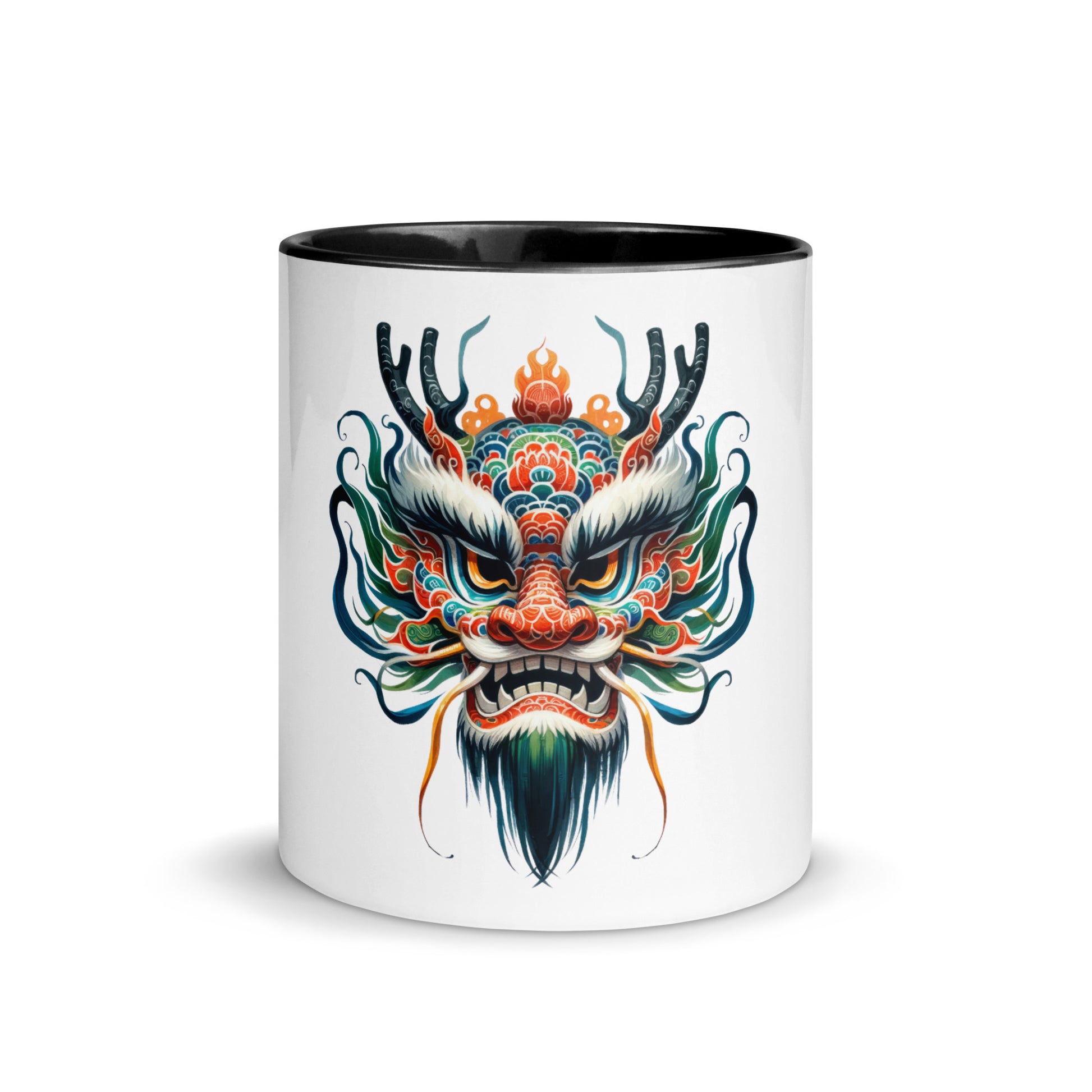 chinese dragon coffee cup