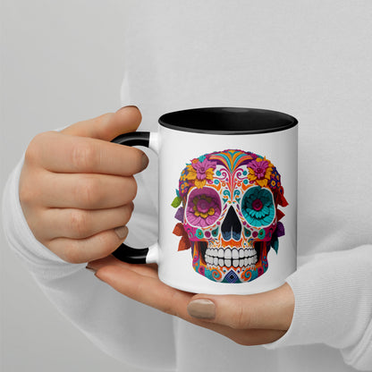 Dia De Los Muertos Color Coffee cup