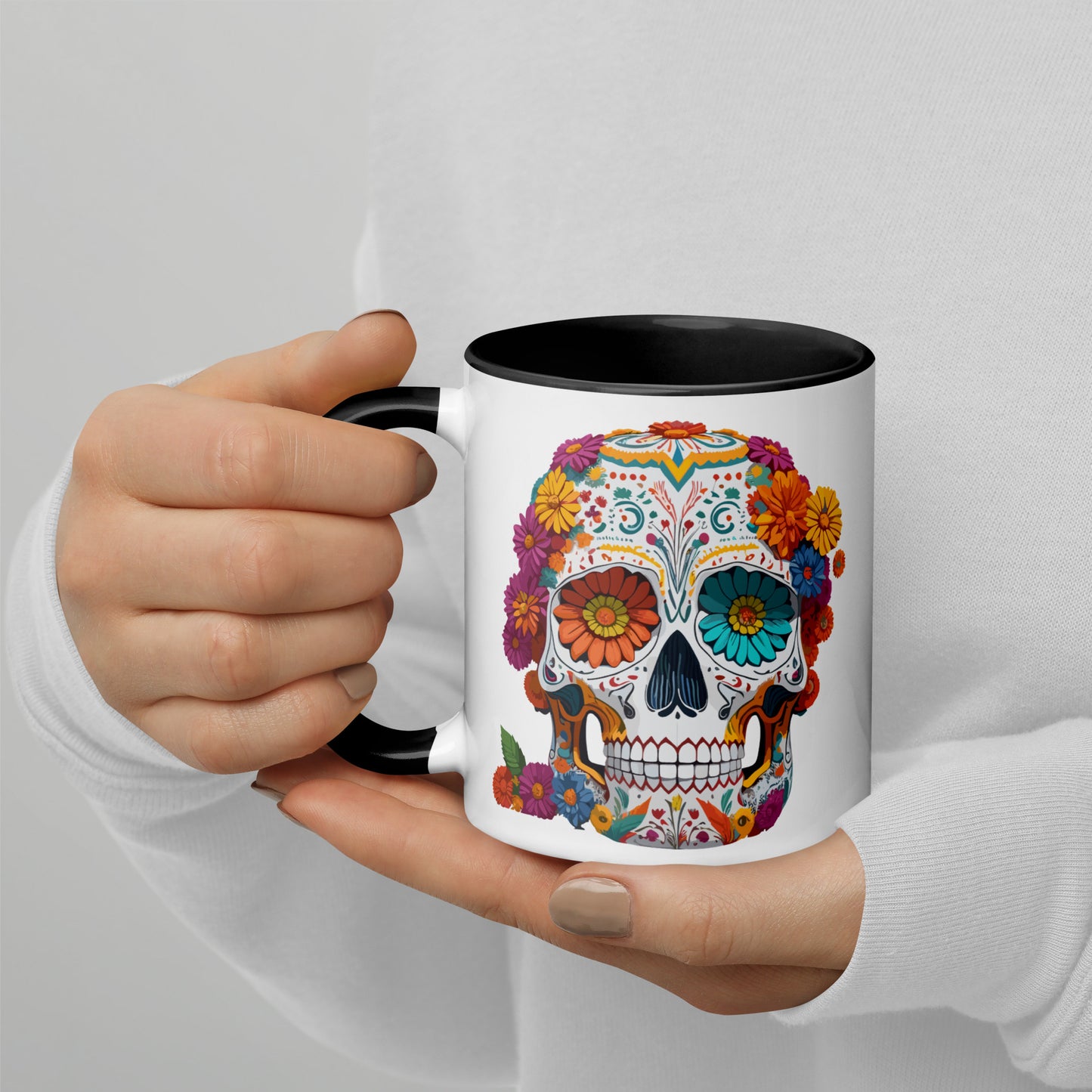 Day of the Dead Color Coffee Cups