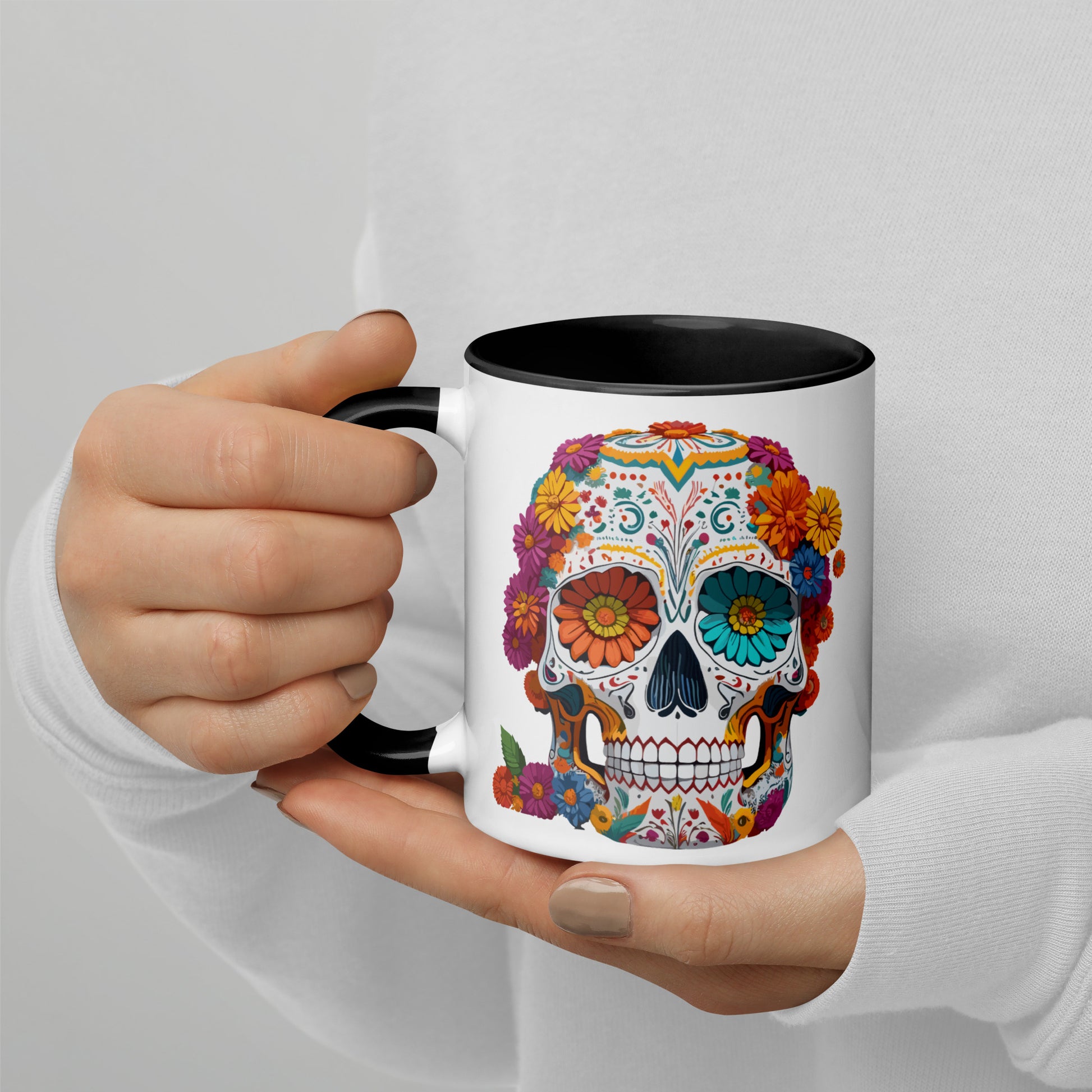 Day of the Dead Color Coffee Cups
