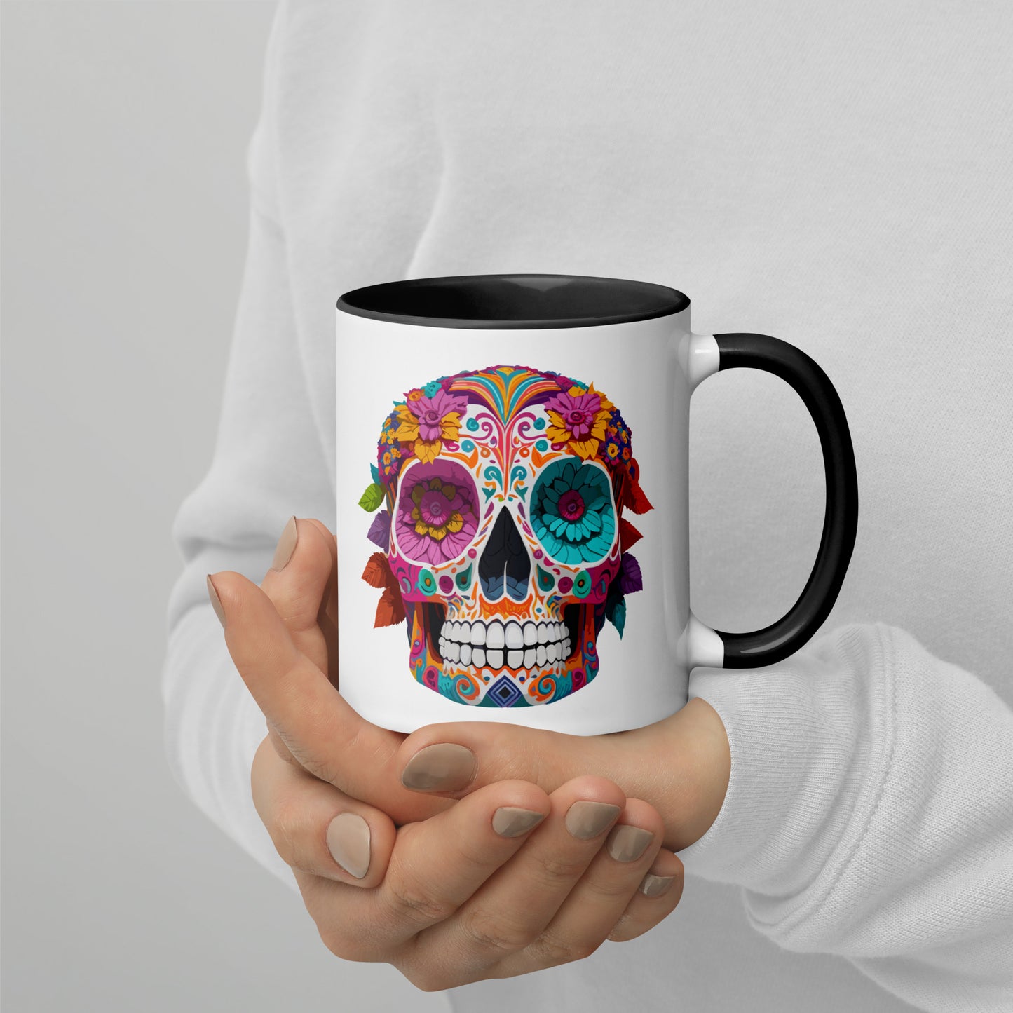 Dia De Los Muertos Color Coffee Mug