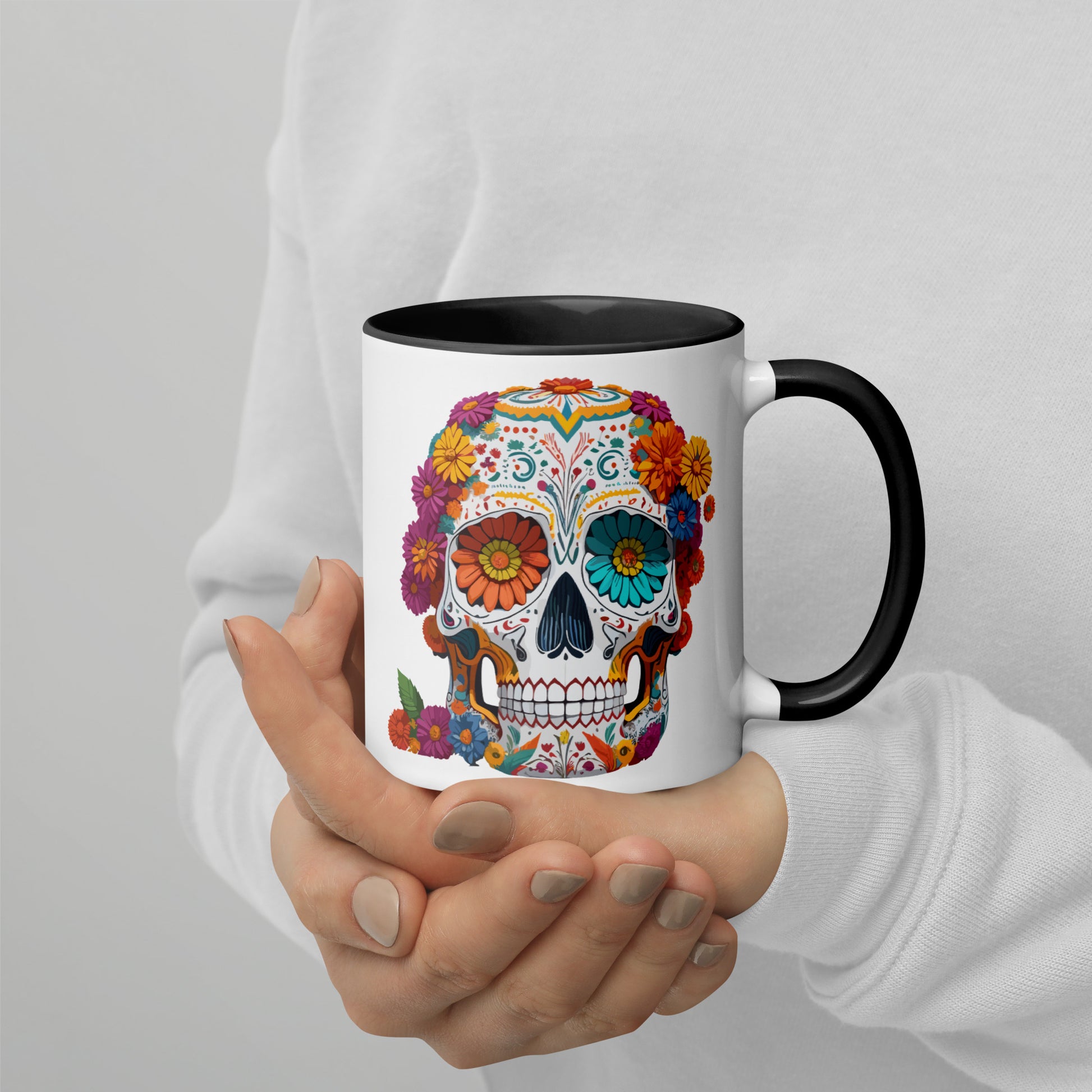 Day of the Dead Color Coffee Cup