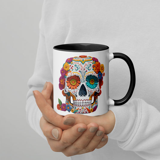 Day of the Dead Color Coffee Cup