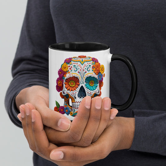 Sugar Skull Color Coffee Mug