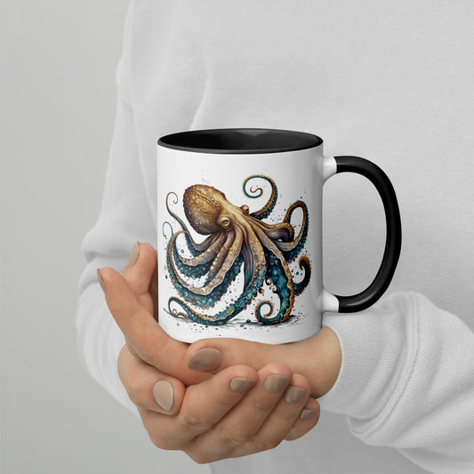 Octopus Kraken Coffee Mug w/ Color
