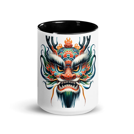 lunar new year dragon coffee cup