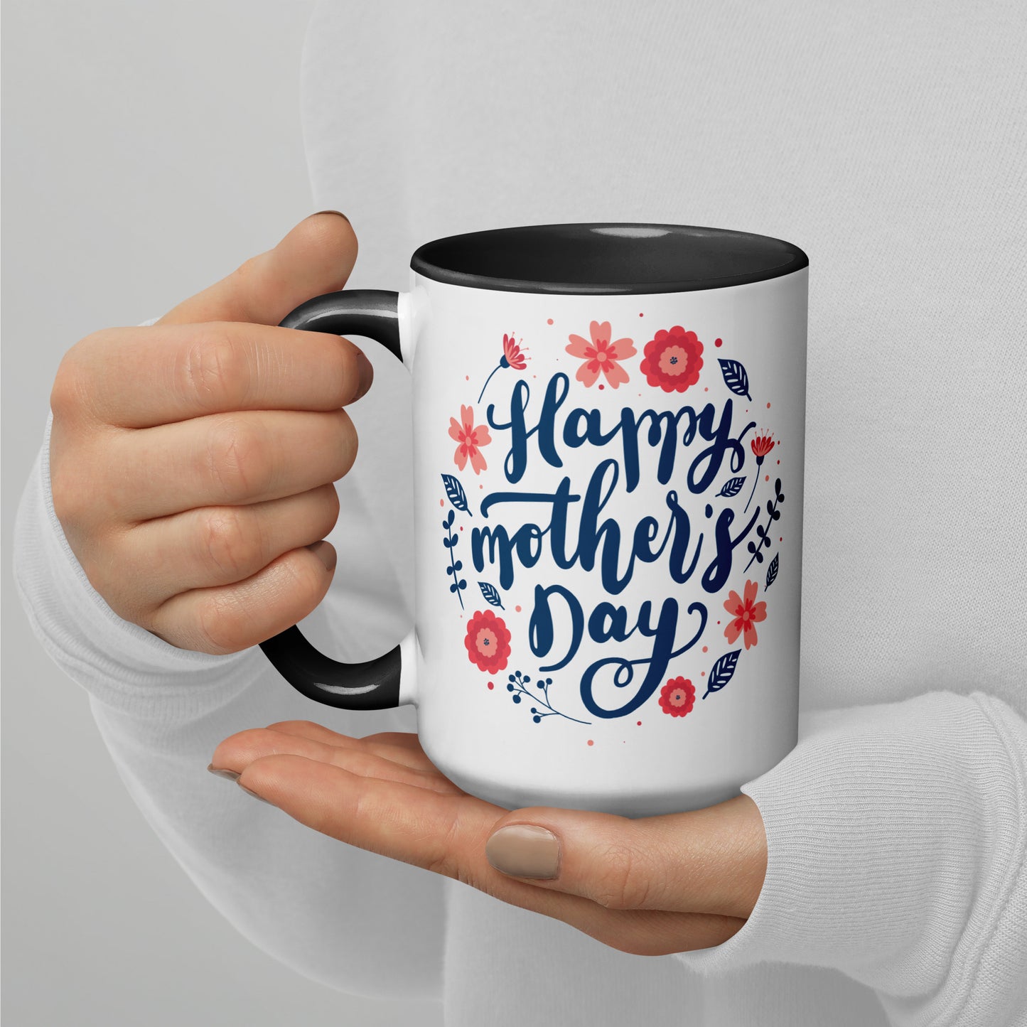 Happy Mother's Day Mug with Color Inside