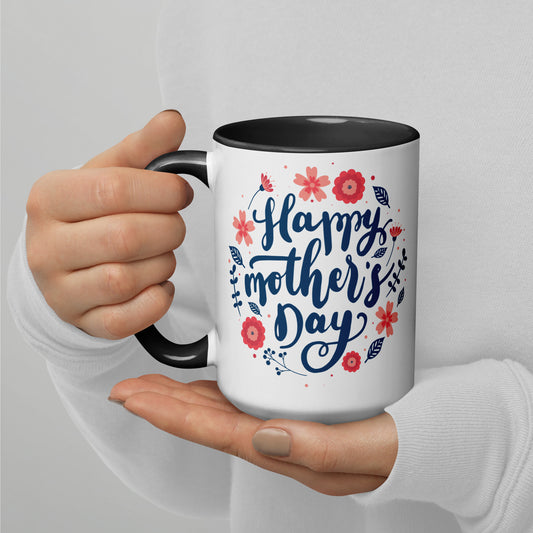 Happy Mother's Day Mug with Color Inside
