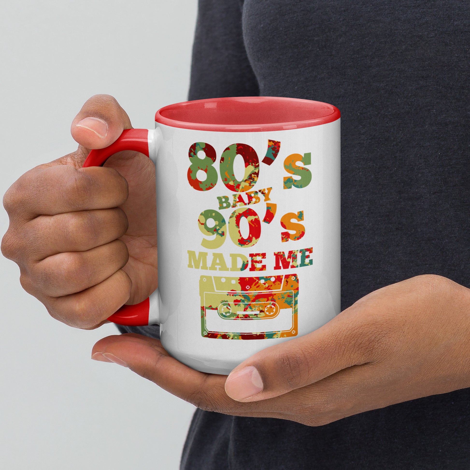 80's Baby 90's Made Me Color Coffee Mug