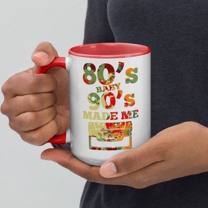 80's Baby 90's Made Me Color Coffee Mug
