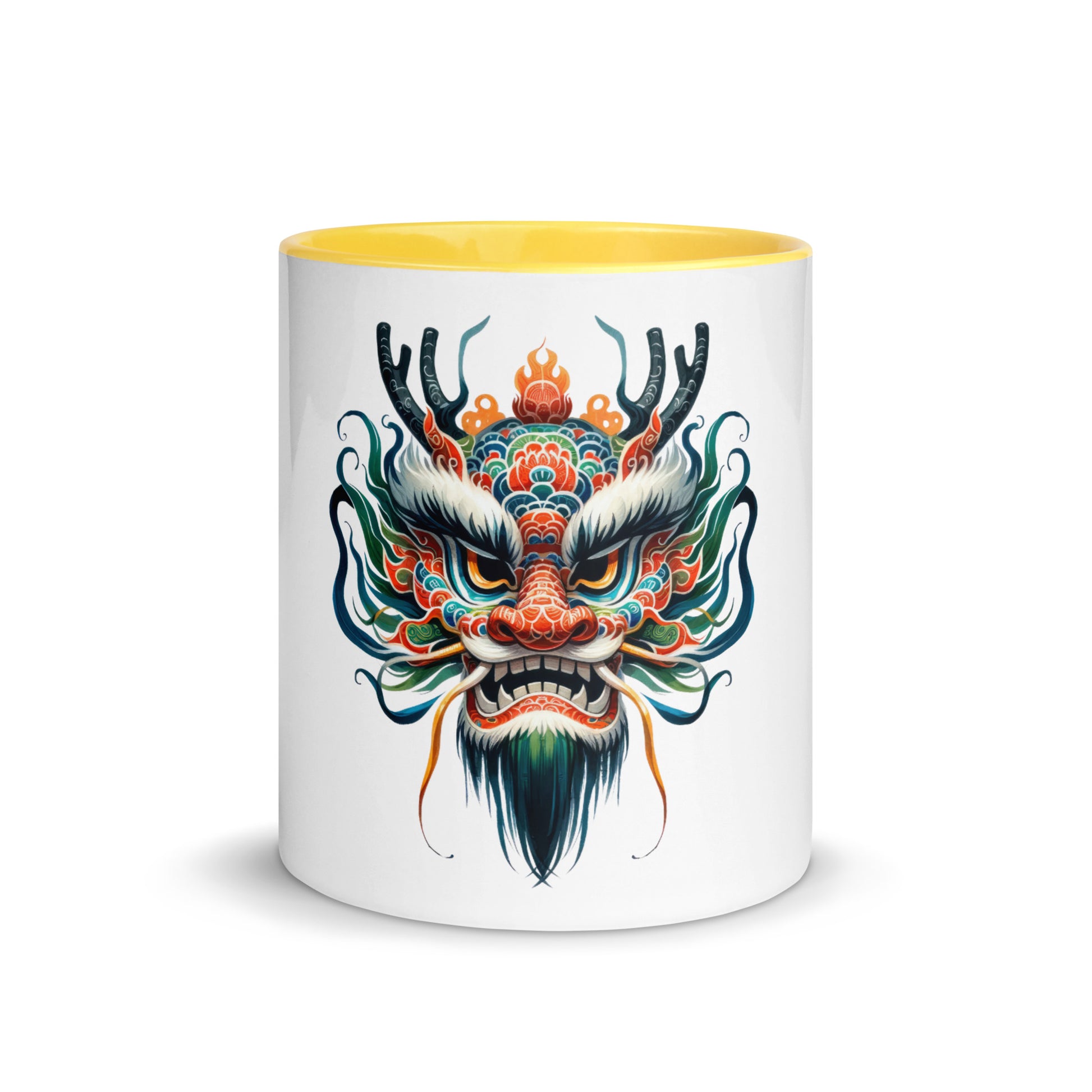 chinese new year dragon coffee cup