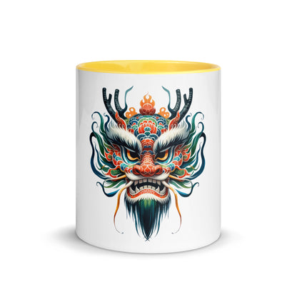 chinese new year dragon coffee cup