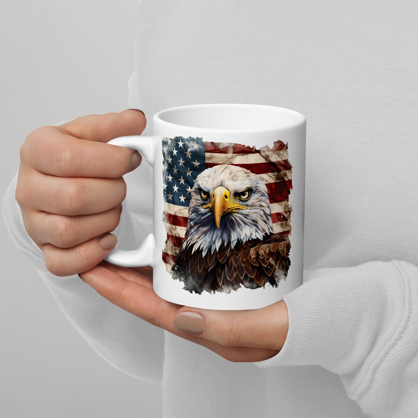 American Bald Eagle Coffee Cup