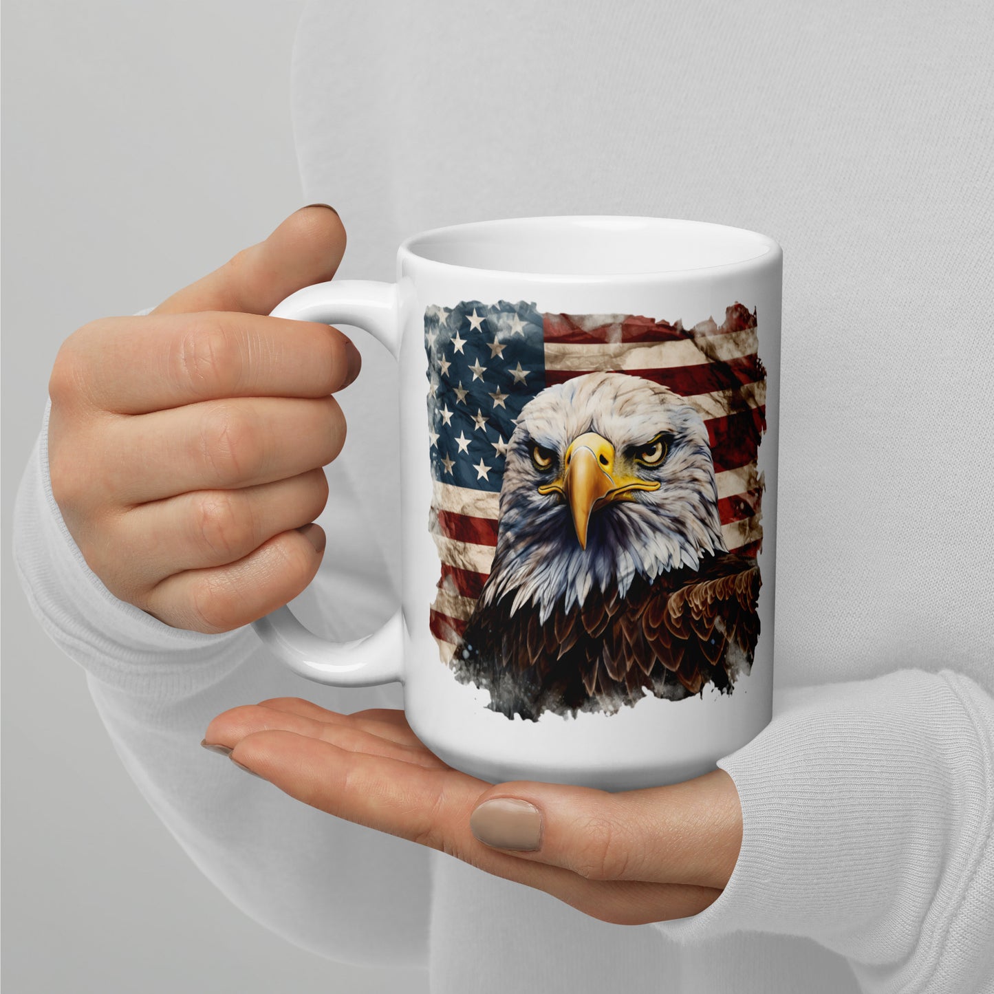  USA Flag Coffee Cup