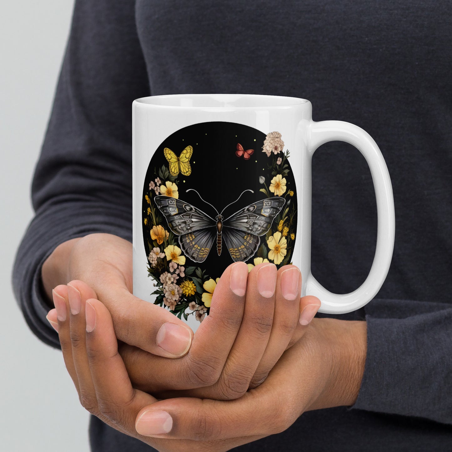 Butterflies & Flowers Mug
