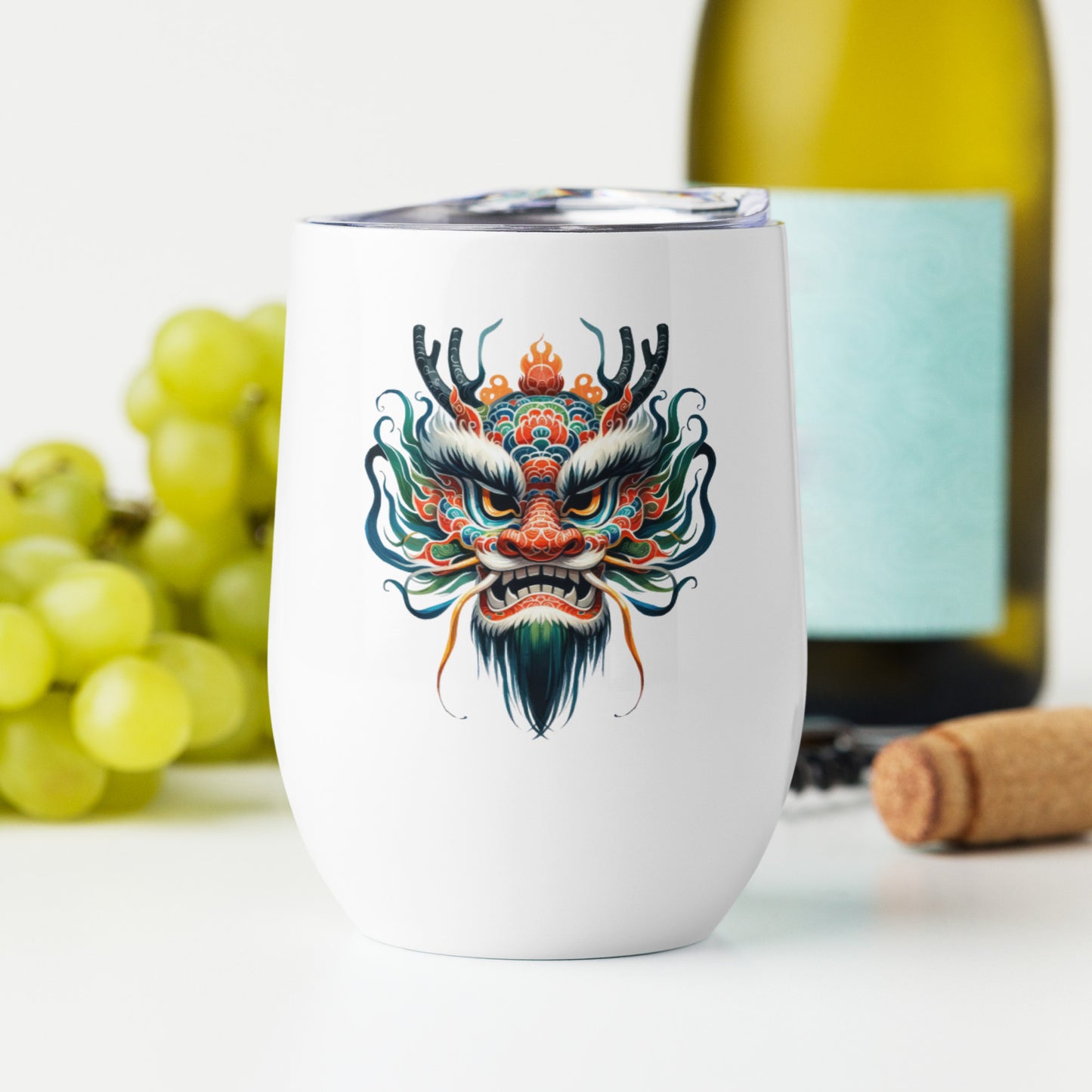 Chinese New Year's Dragon Wine Tumbler