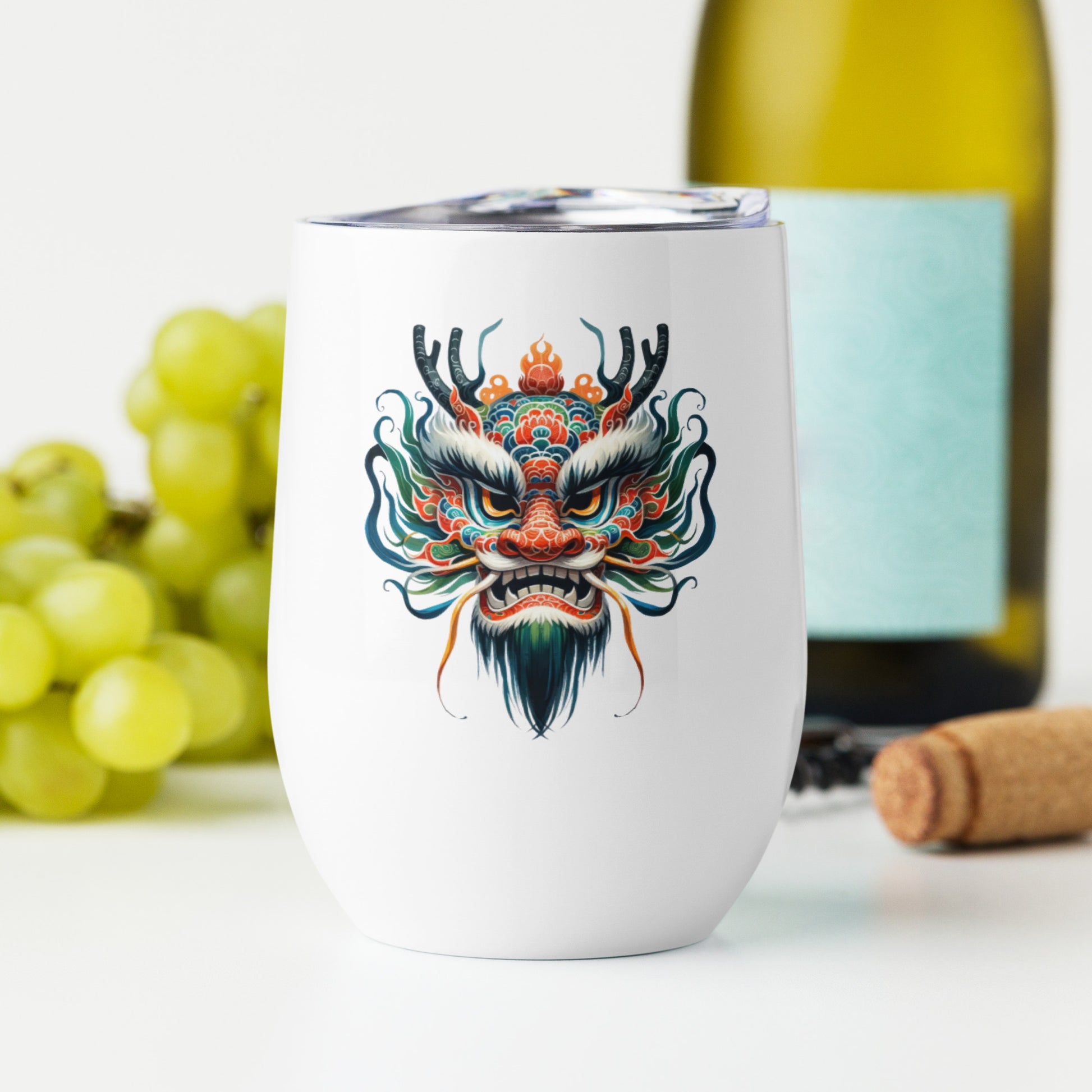 Chinese New Year's Dragon Wine Tumbler