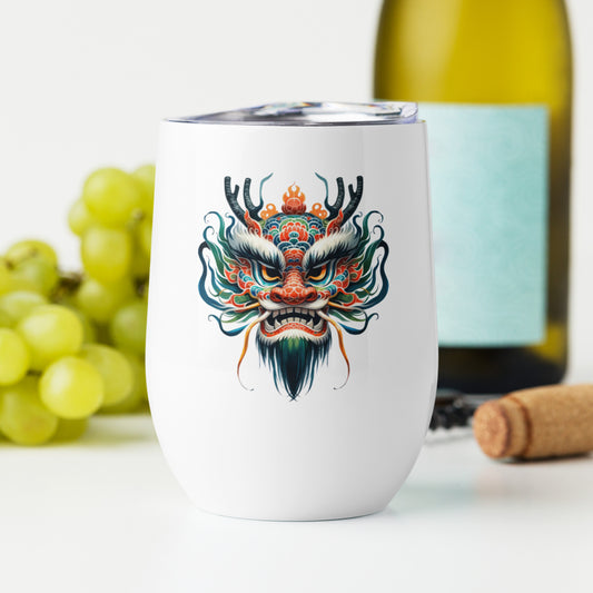 Chinese New Year's Dragon Wine Tumbler