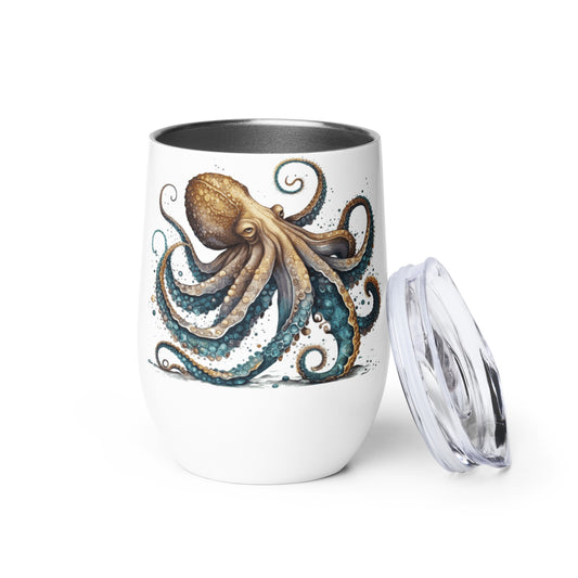 Octopus Wine Tumbler