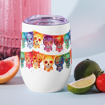 Fiesta Banner Wine Tumbler