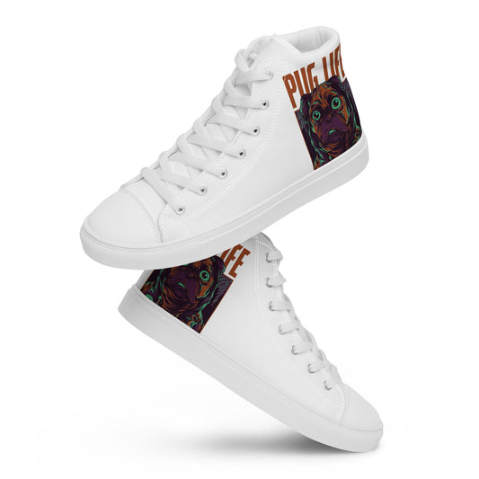 PUG LIFE Ladies High Top Shoes