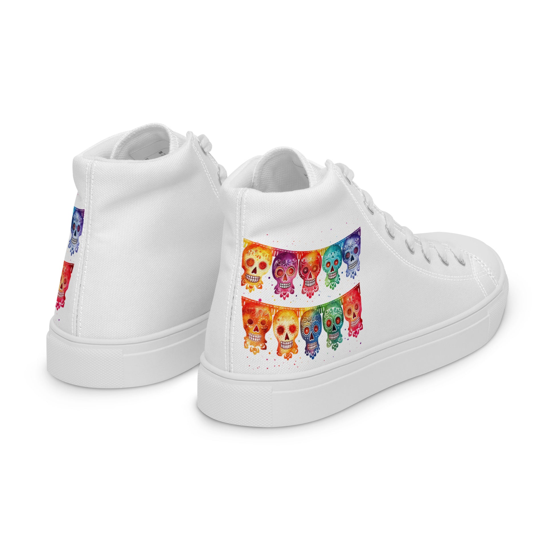 Mexican Skull Banner Ladies Shoes
