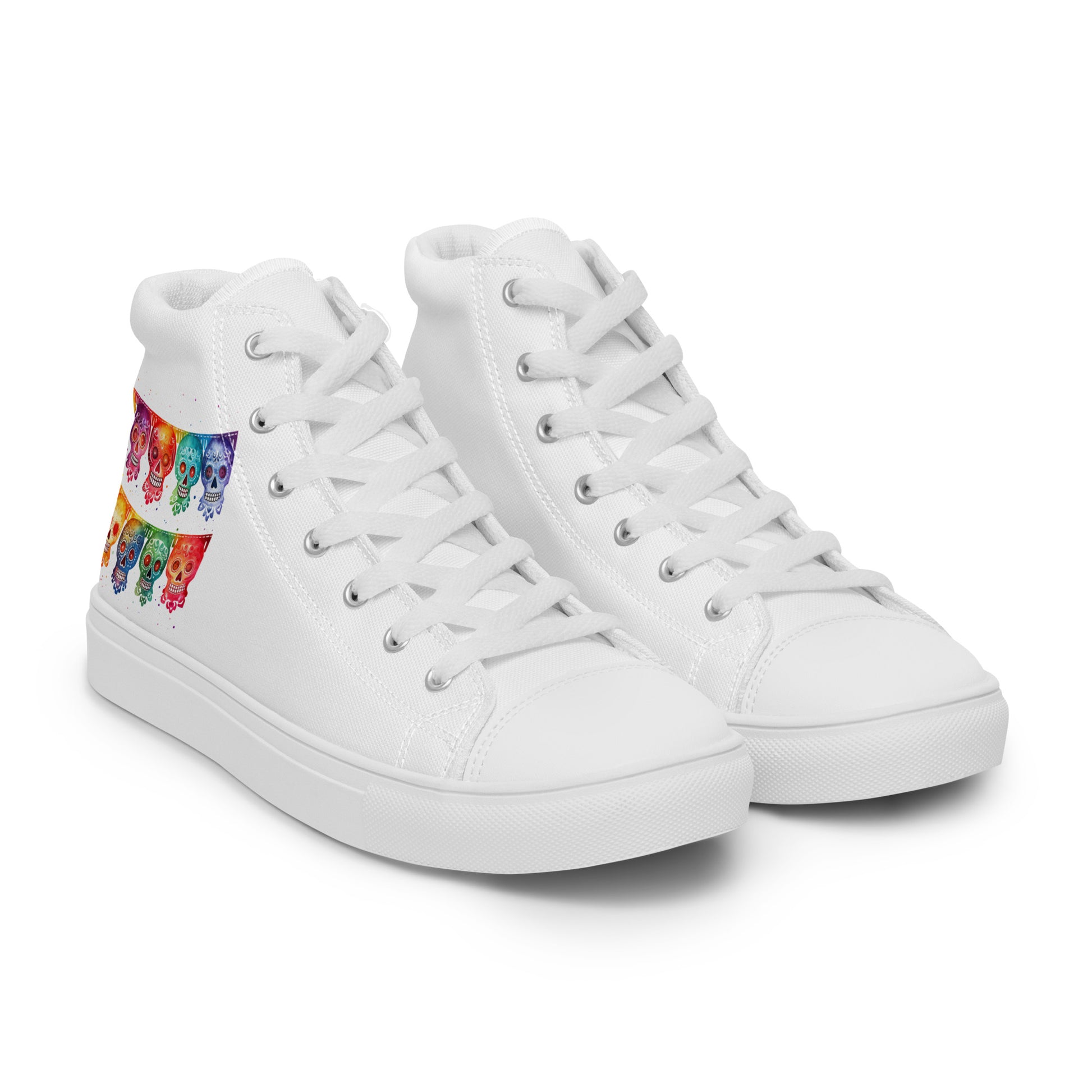 sugar Skull Banner Ladies Shoes