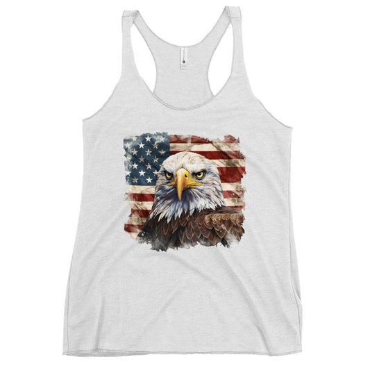 American Bald Eagle Ladies Tank Top