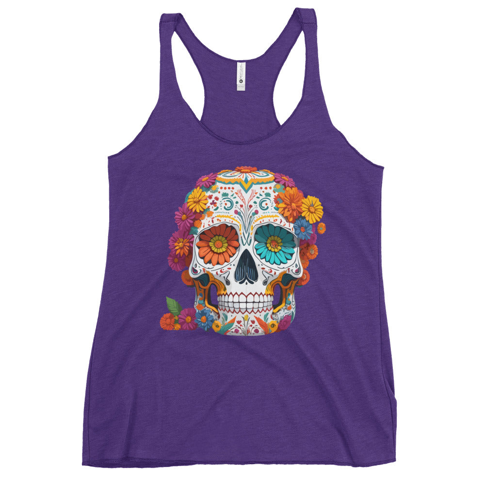 Day of the Dead Ladies Racerback Tank Top