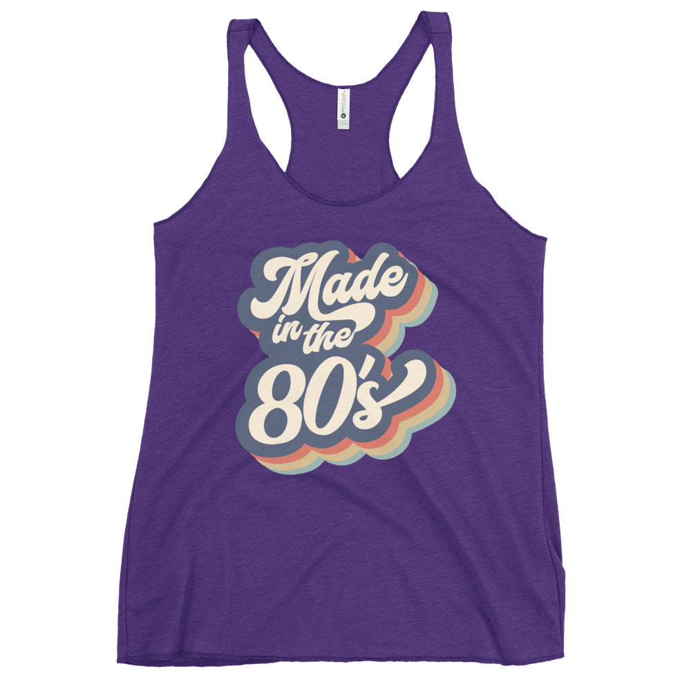 Made in the 80's Ladies Racerback Tank Top