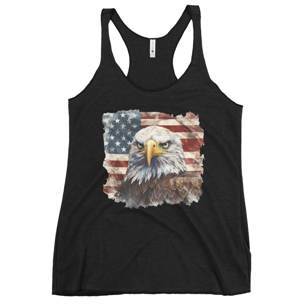 Bald Eagle Ladies Tank Top