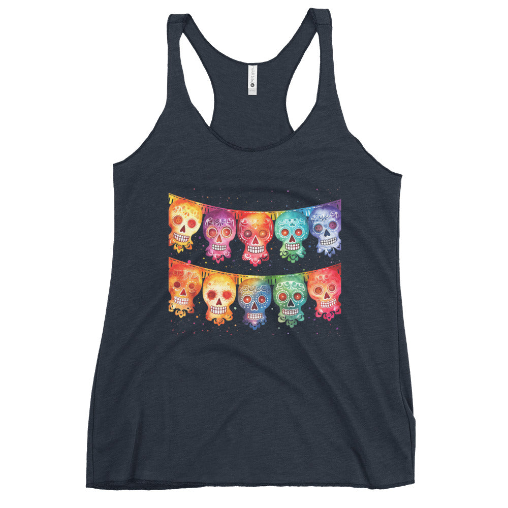Mexican Fiesta Banner Ladies Tank Top