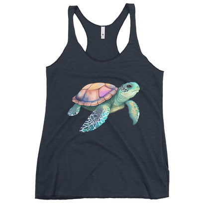 Turtle Ladies Racerback Tank Top