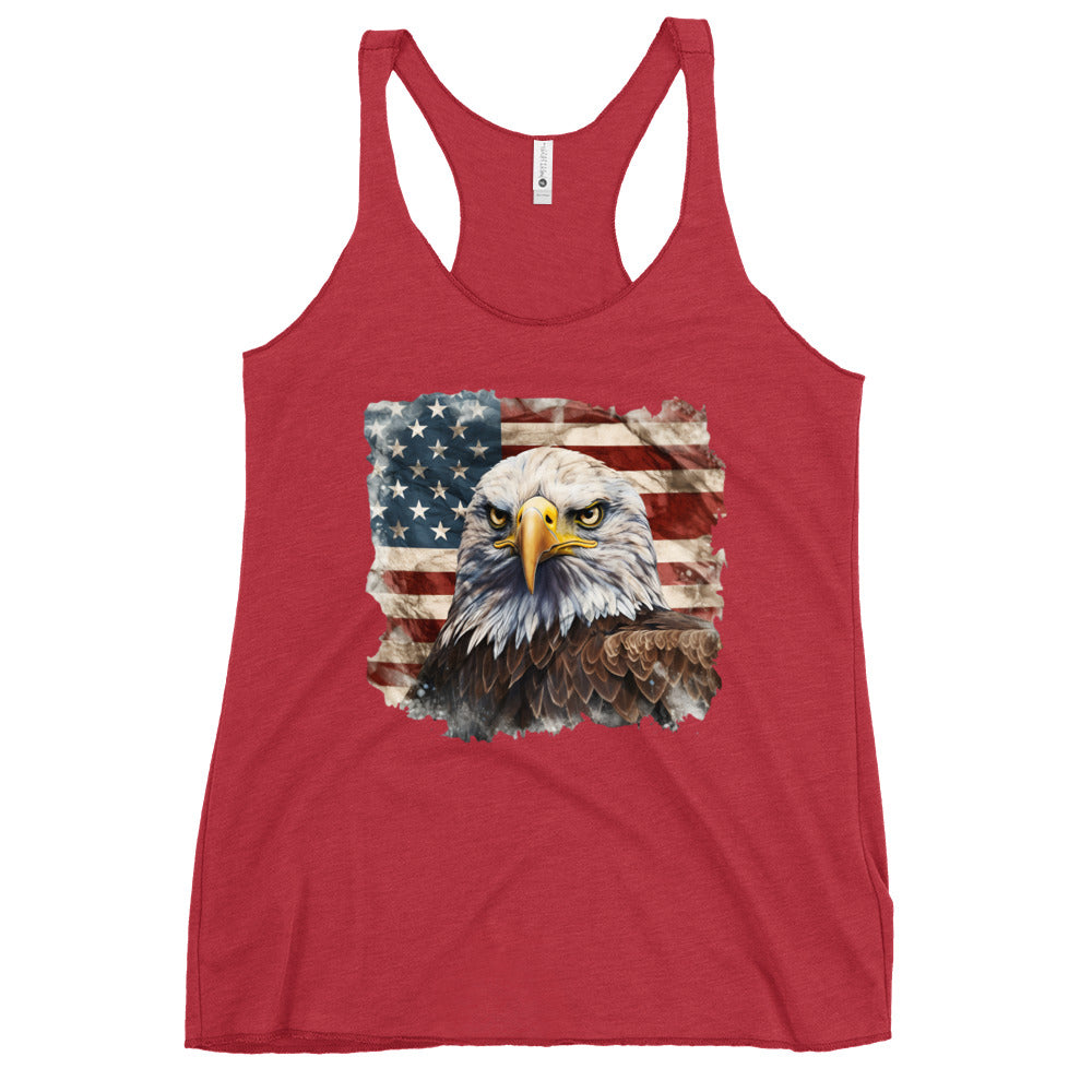 USA Flag racerback Tank Top