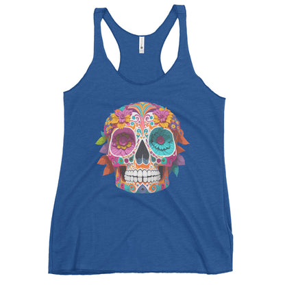 sugar skull Ladies Tank Top