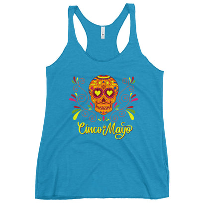 Floral Sugar Skull women's Tank Top