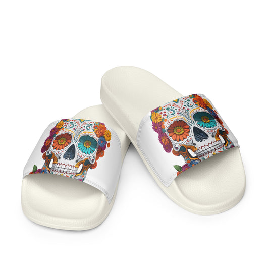 Sugar Skull Ladies Slides