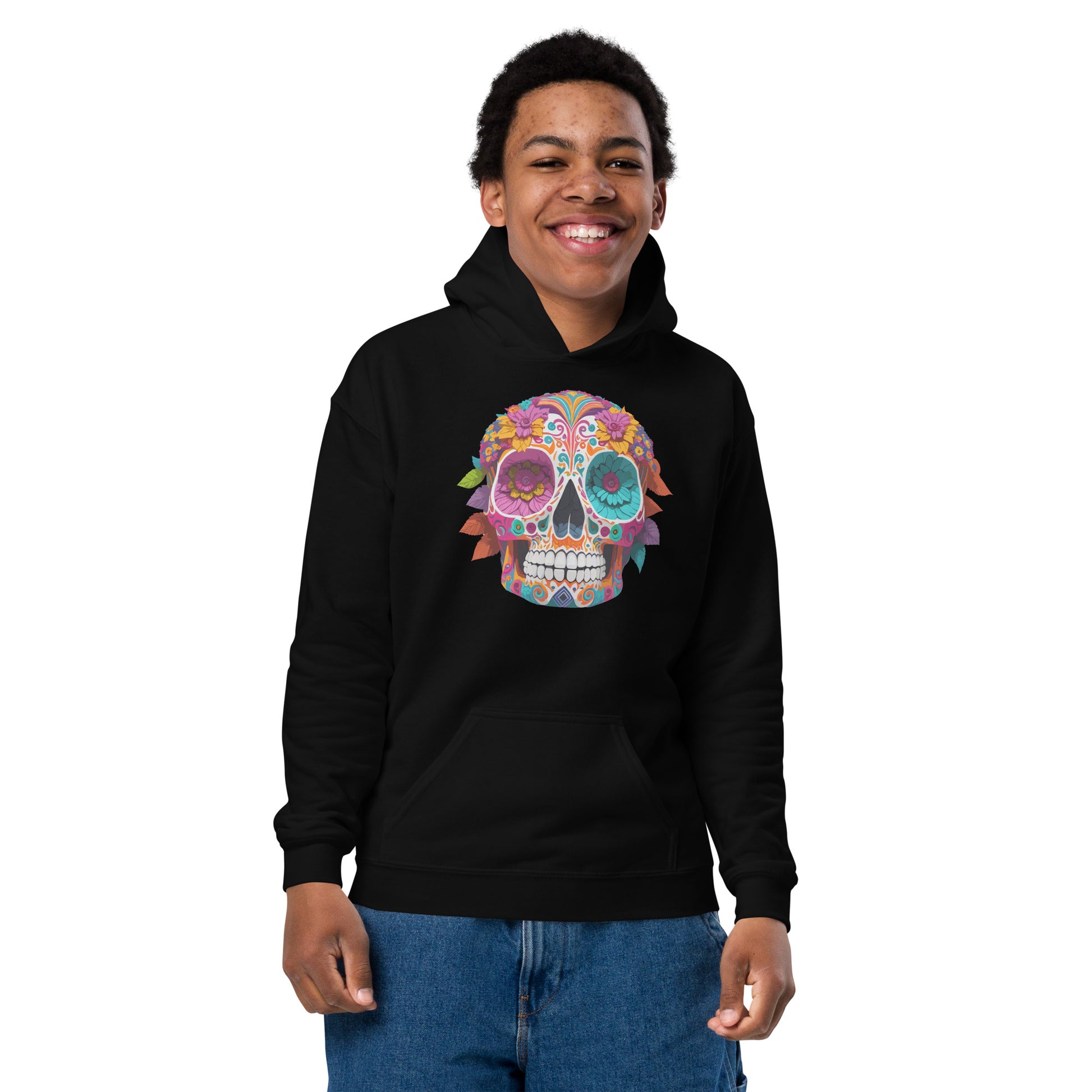 sugar skull Youth Hoodie