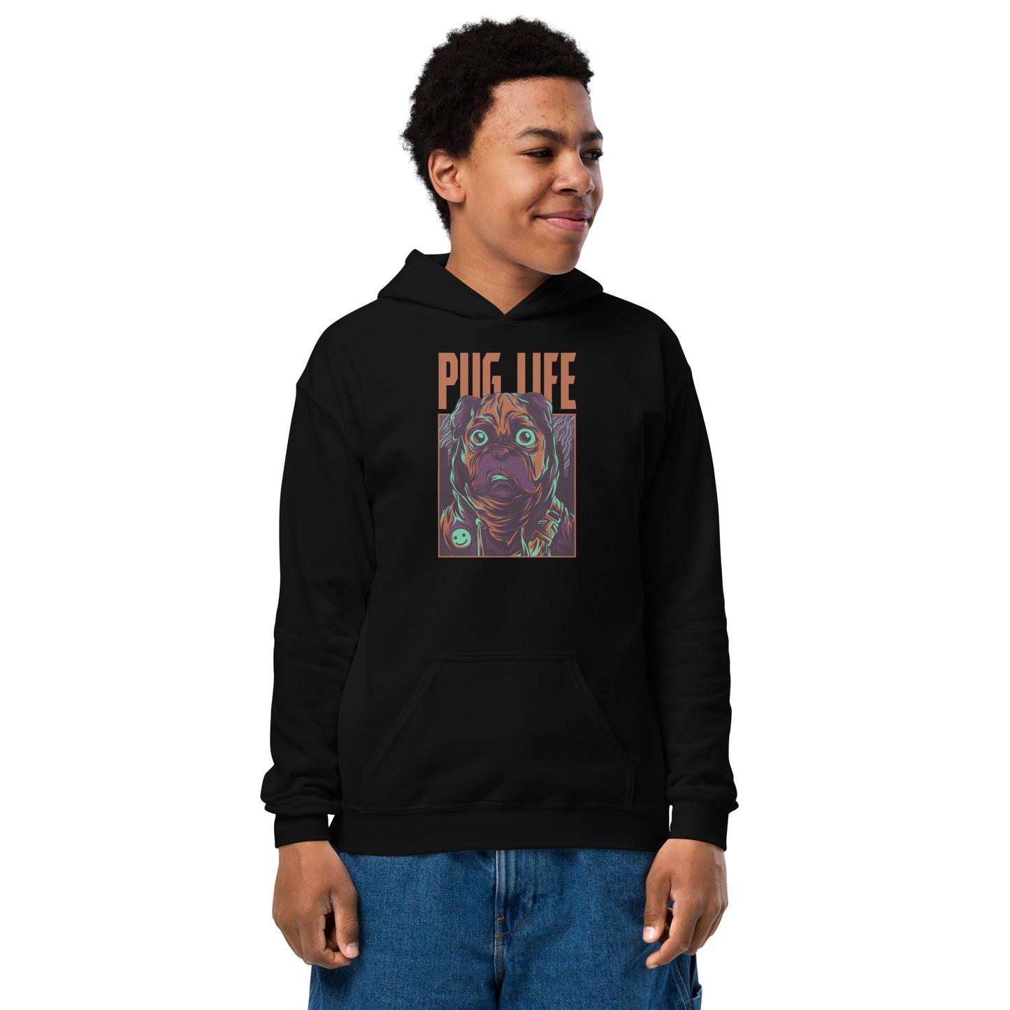 PUG LIFE kid's Hoodie