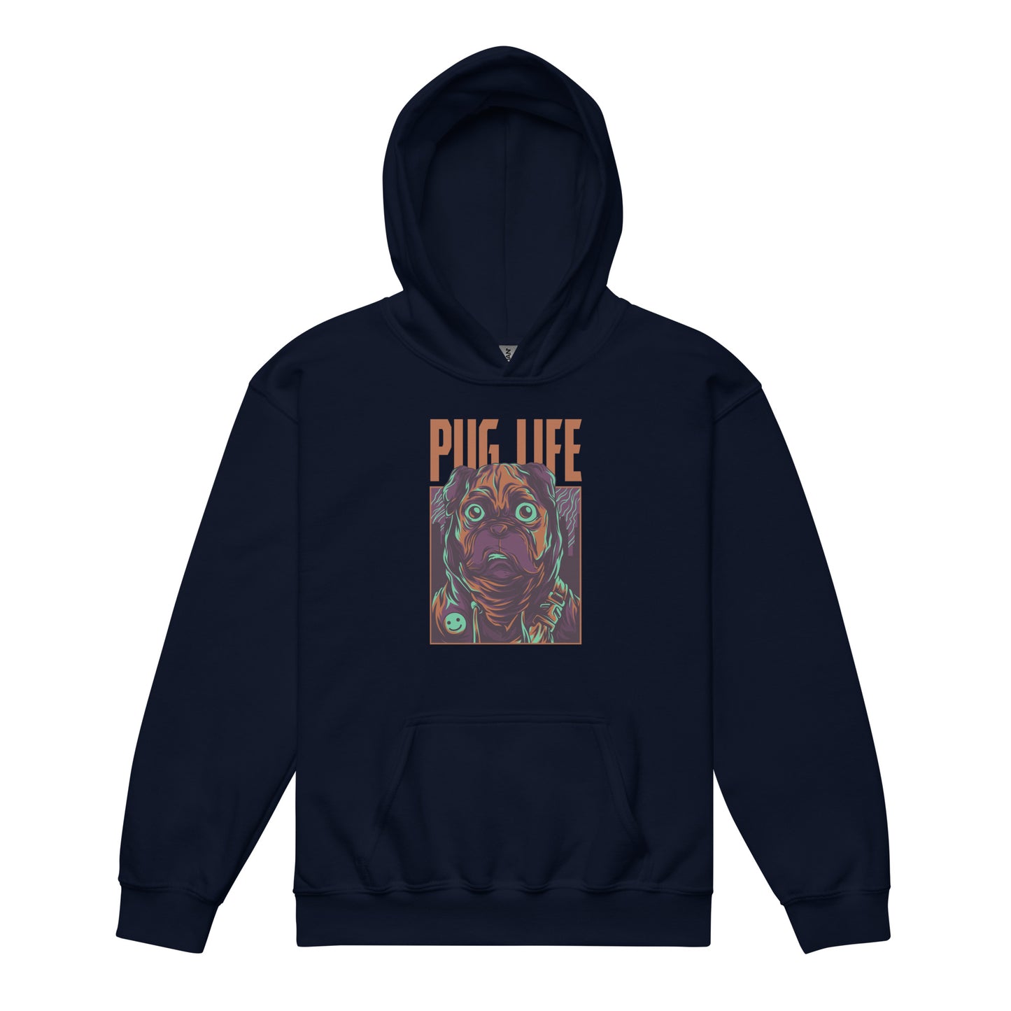 PUG LIFE teen Hoodie