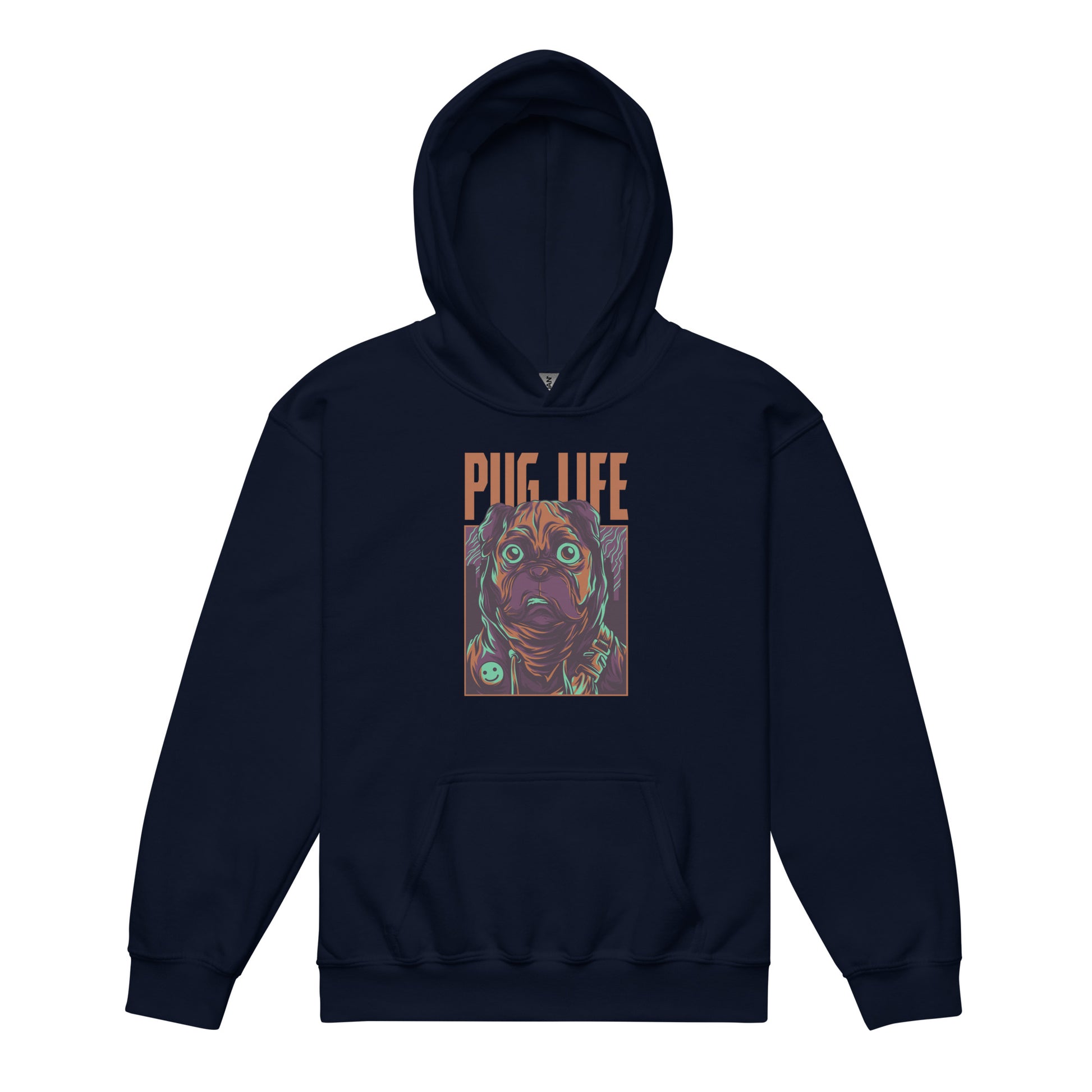 PUG LIFE teen Hoodie