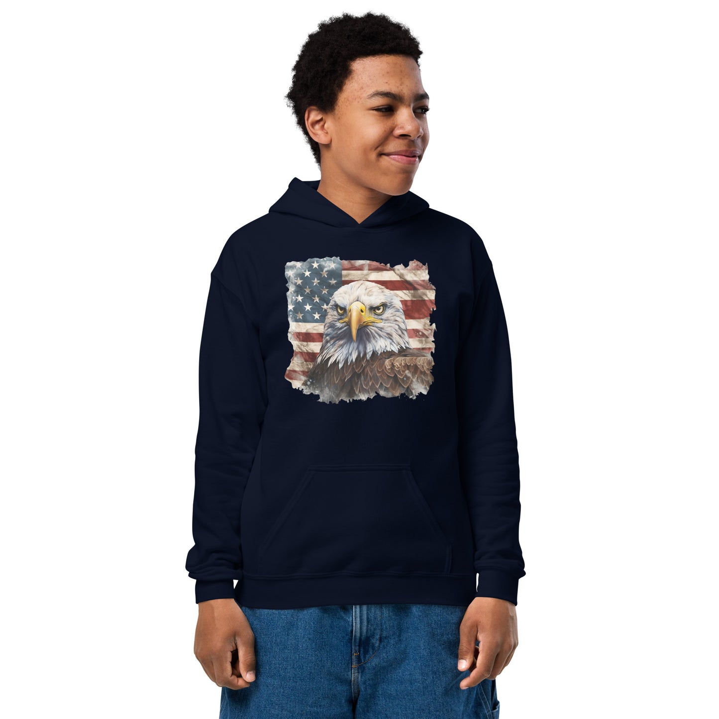American Bald Eagle Youth Hoodie