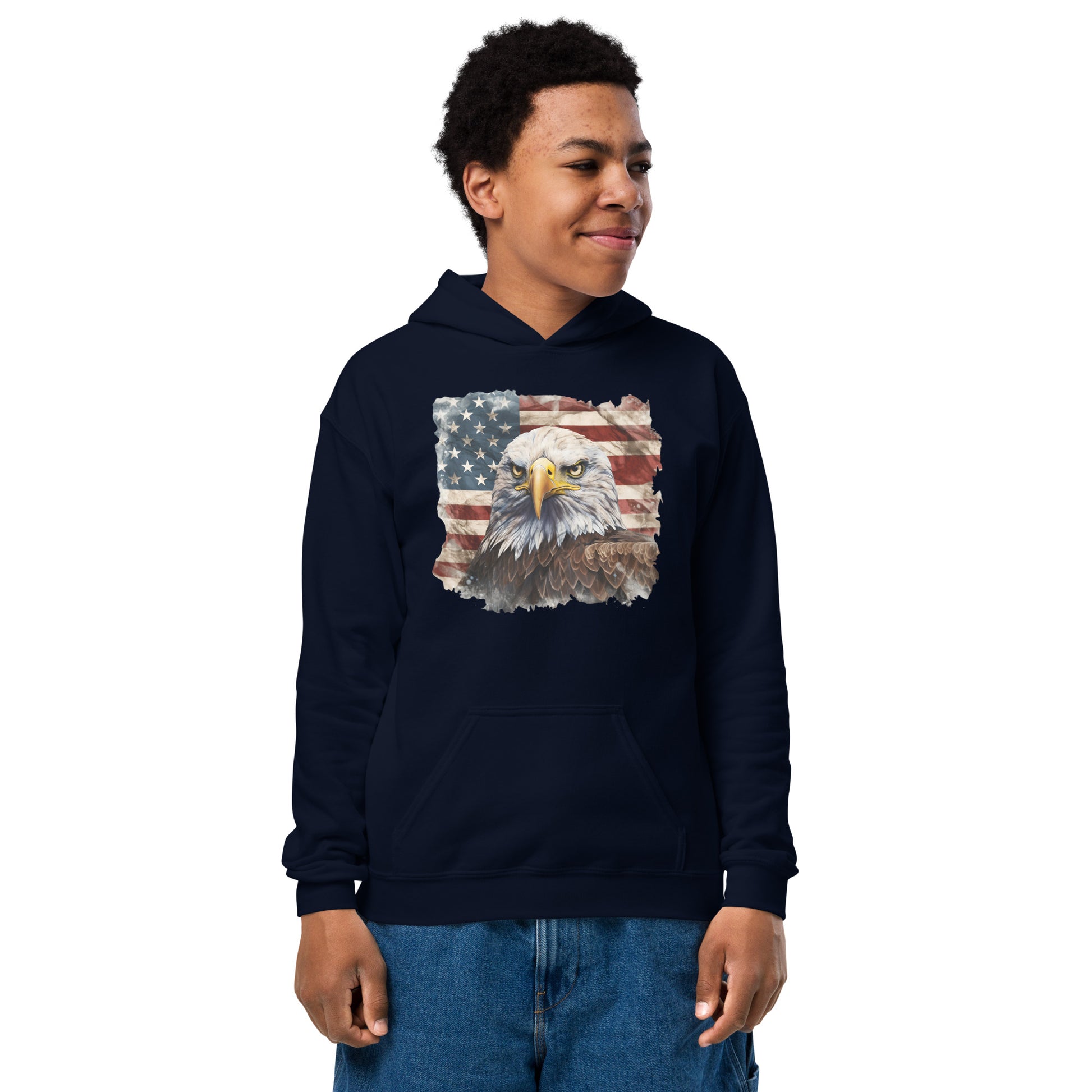 American Bald Eagle Youth Hoodie