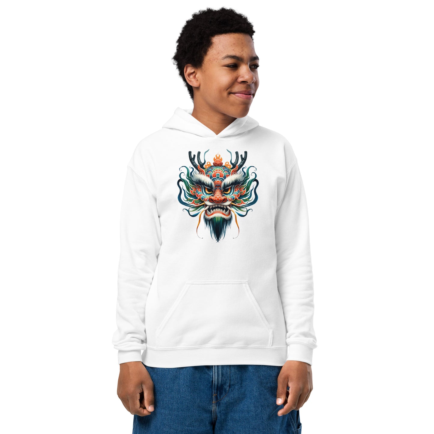 Chinese Lunar New Year Dragon Youth Hoodie