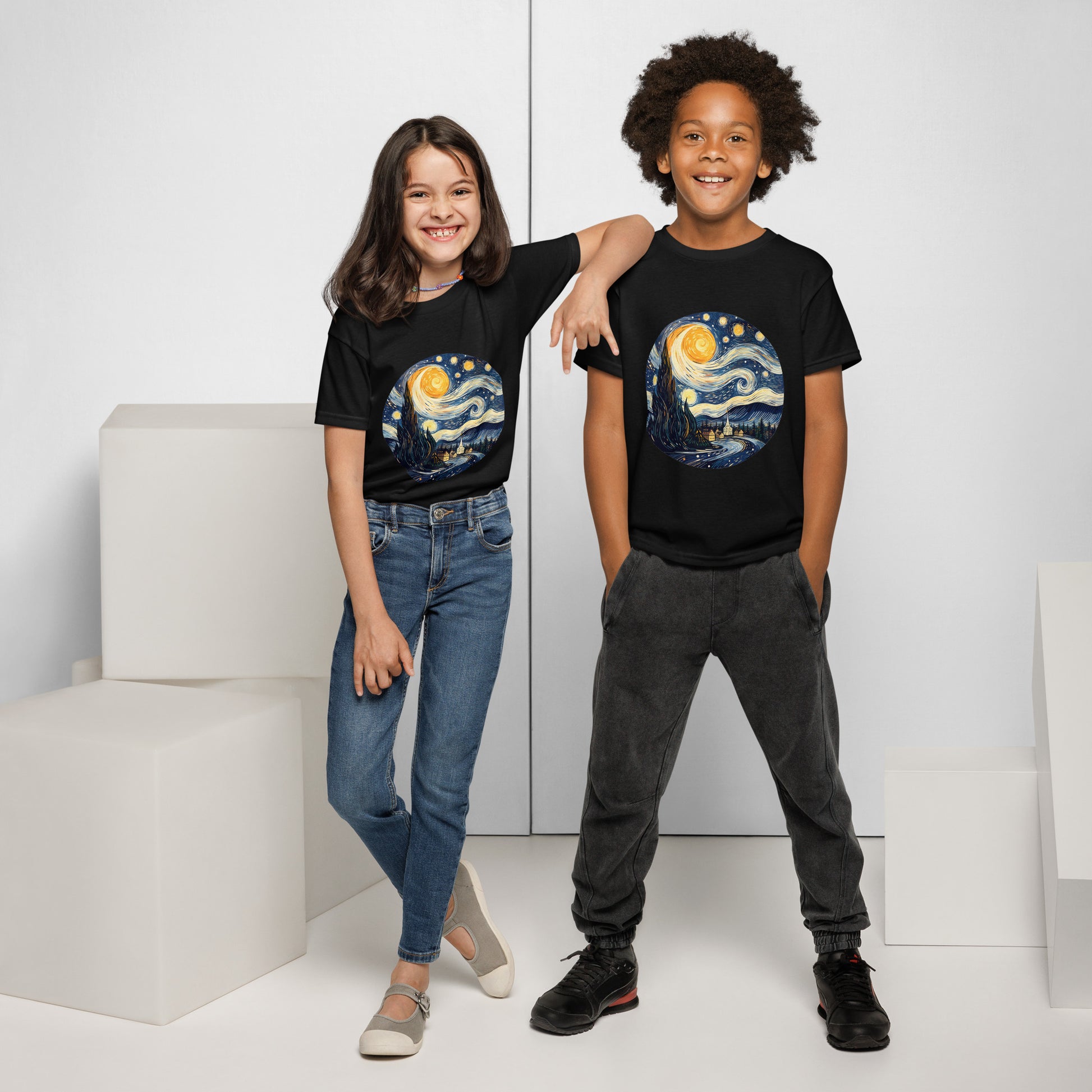Starry Night Van Gogh Youth T-Shirt