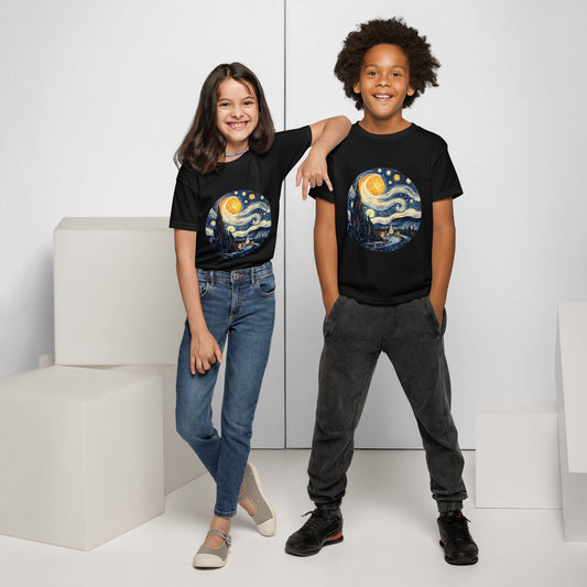 Starry Night Van Gogh Youth T-Shirt