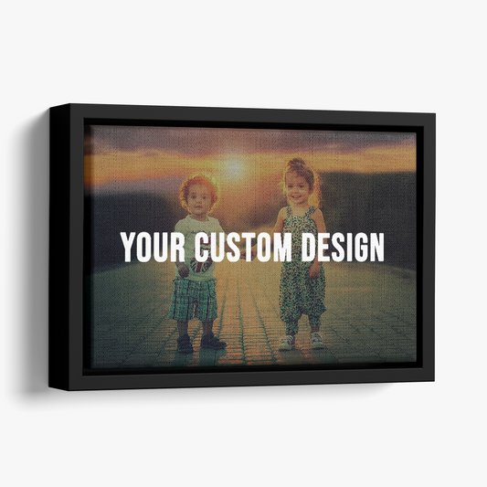 custom printed framed canvas