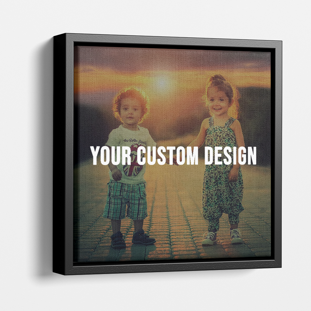 Custom Printed Framed Canvas