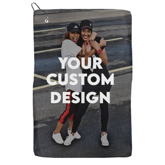 custom printed golf towel