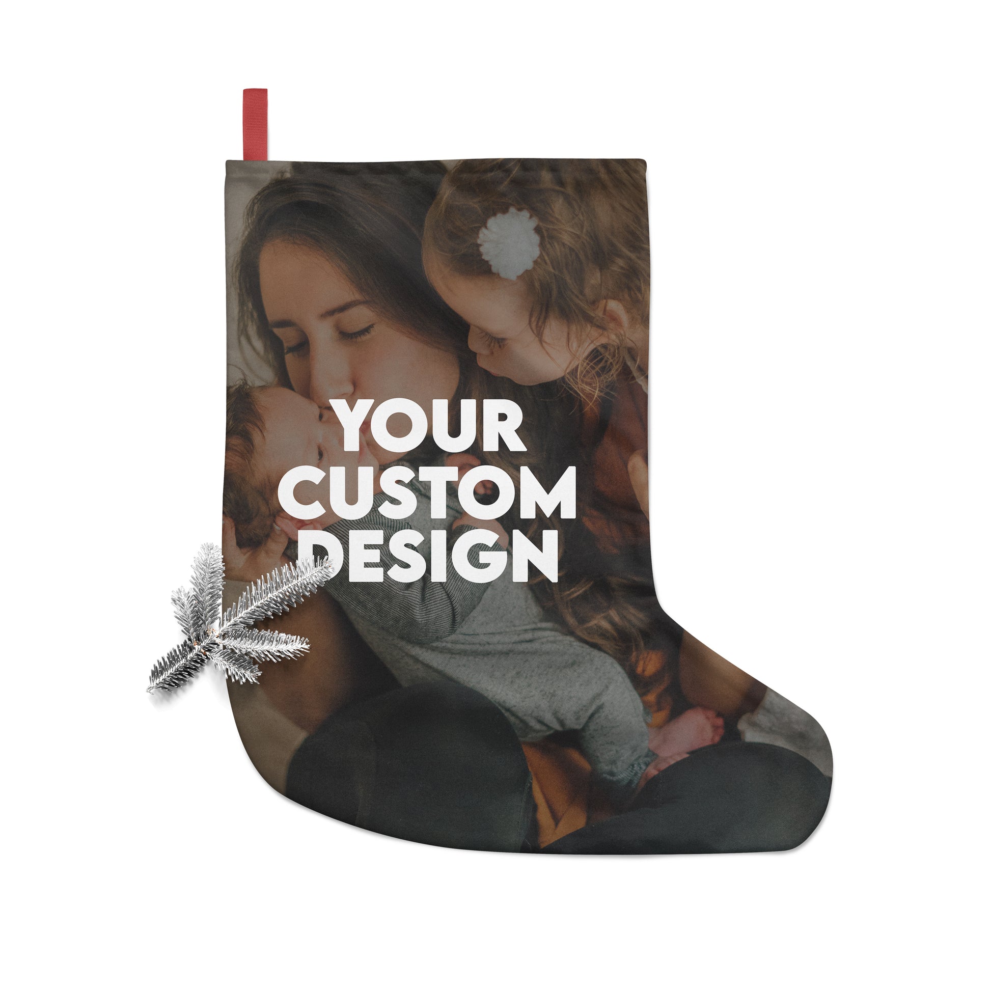 custom printed christmas stocking
